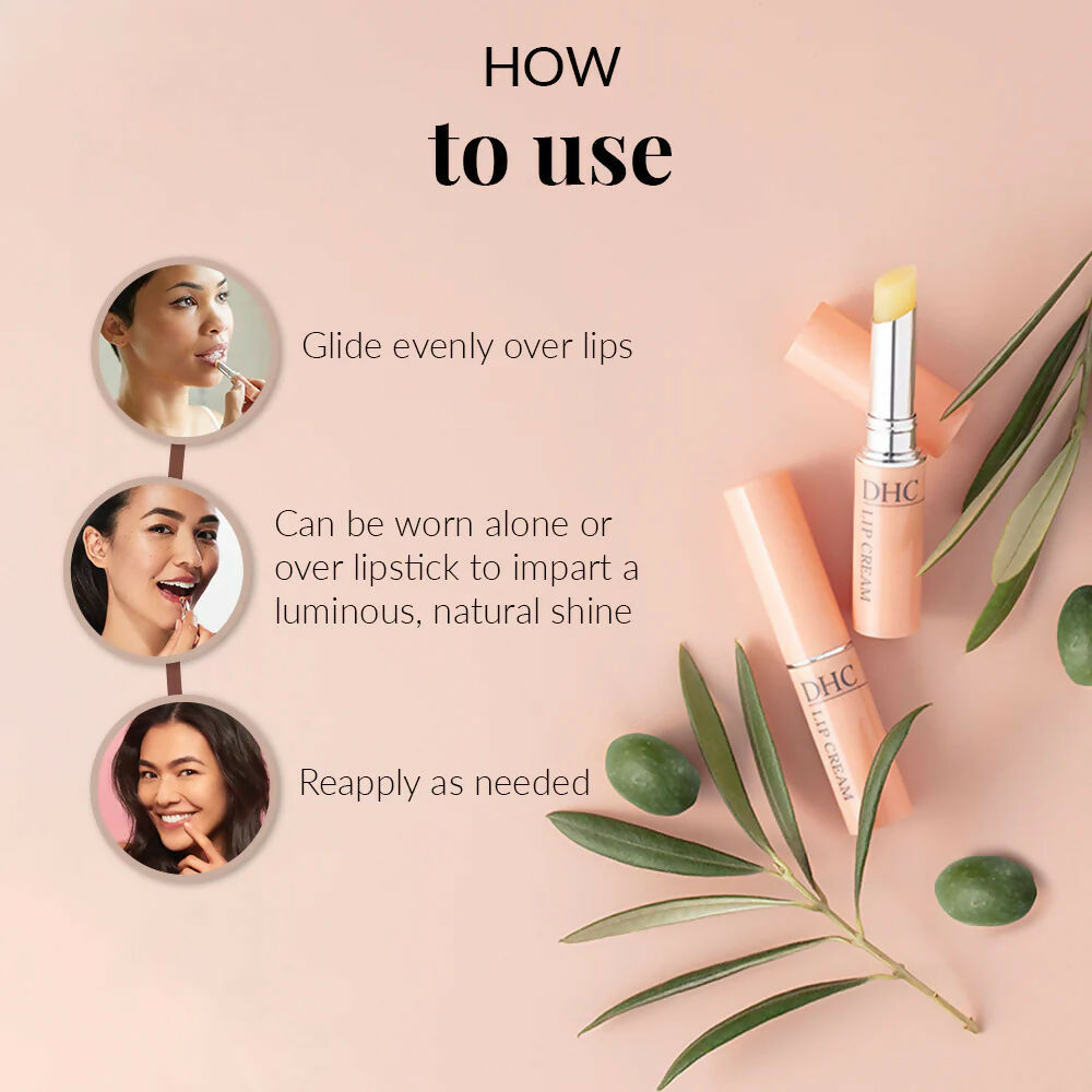 DHC Beauty Lip Cream (Lip Balm) For Dry Chapped Lips - Day Long Moisturizing Lip Mask | Grocsy