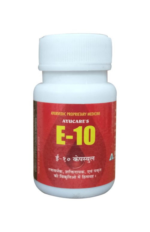 Ayucare E Ten (E-10) Capsules | Grocsy