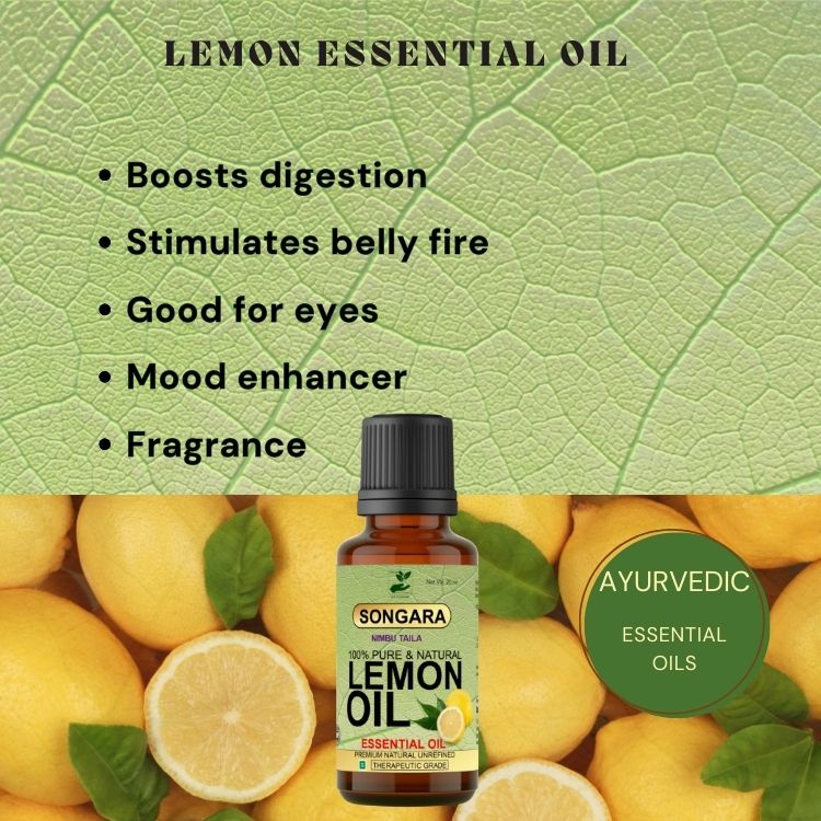 Songara Lemon Essential Oil | Grocsy