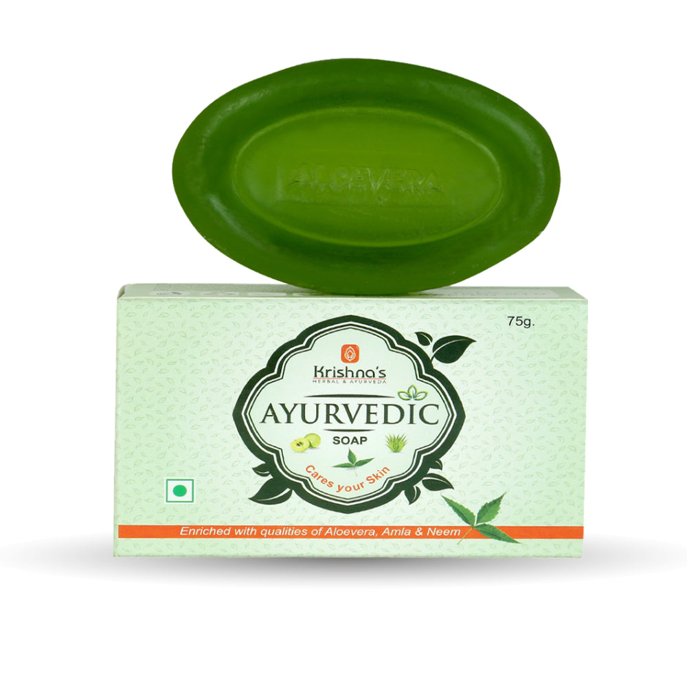 Krishna'S Herbal & Ayurveda Ayurvedic Soap | Grocsy