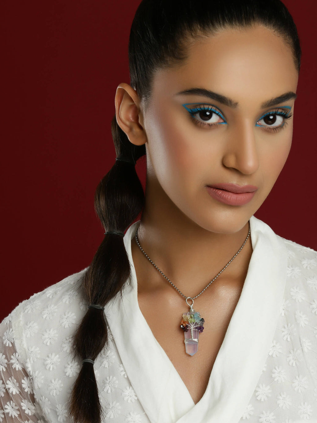 Women's Silver-Plated Chain - Ruby Raang | Grocsy