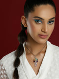 Women's Silver-Plated Chain - Ruby Raang | Grocsy