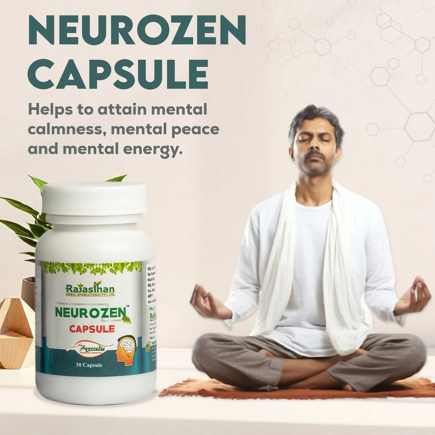 Rajasthan Herbals Neurozen Capsules | Grocsy