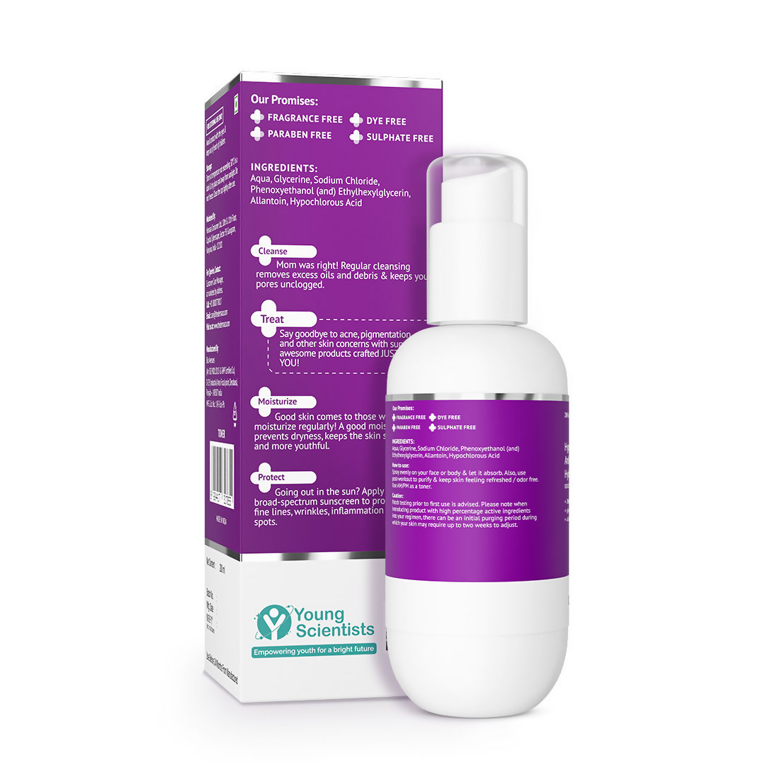 The Derma Co Hypochlorous Anti-Acne Hydrating Spray | Grocsy