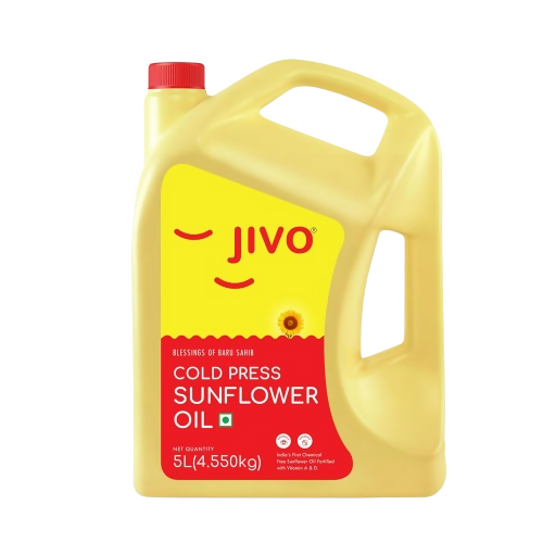 Jivo Cold Pressed Unrefined Sunflower Oil | Grocsy