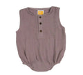 Sunshine Baby Cute Organic Muslin Cotton Sleeveless Rompers For Babies - Purple | Grocsy