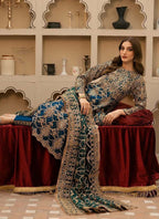Prazu Fashion Rama Green Georgette Sequence Salwar Suit | Grocsy