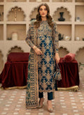Prazu Fashion Rama Green Georgette Sequence Salwar Suit | Grocsy
