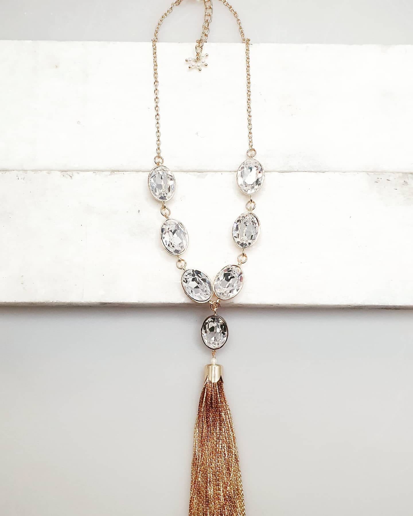 Bling Accessories Swarovski Crystal Party Wear Necklace | Grocsy
