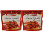 Delight Foods Marudhar Athana Mirchi Long Red Chilli Pickle | Grocsy