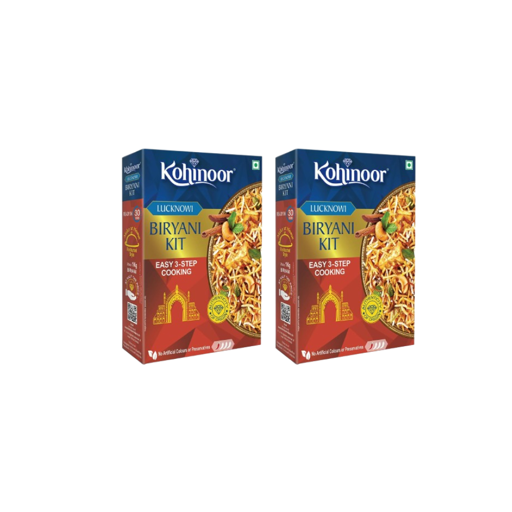 Kohinoor Authentic Lucknowi Basmati Biryani Kit | Grocsy
