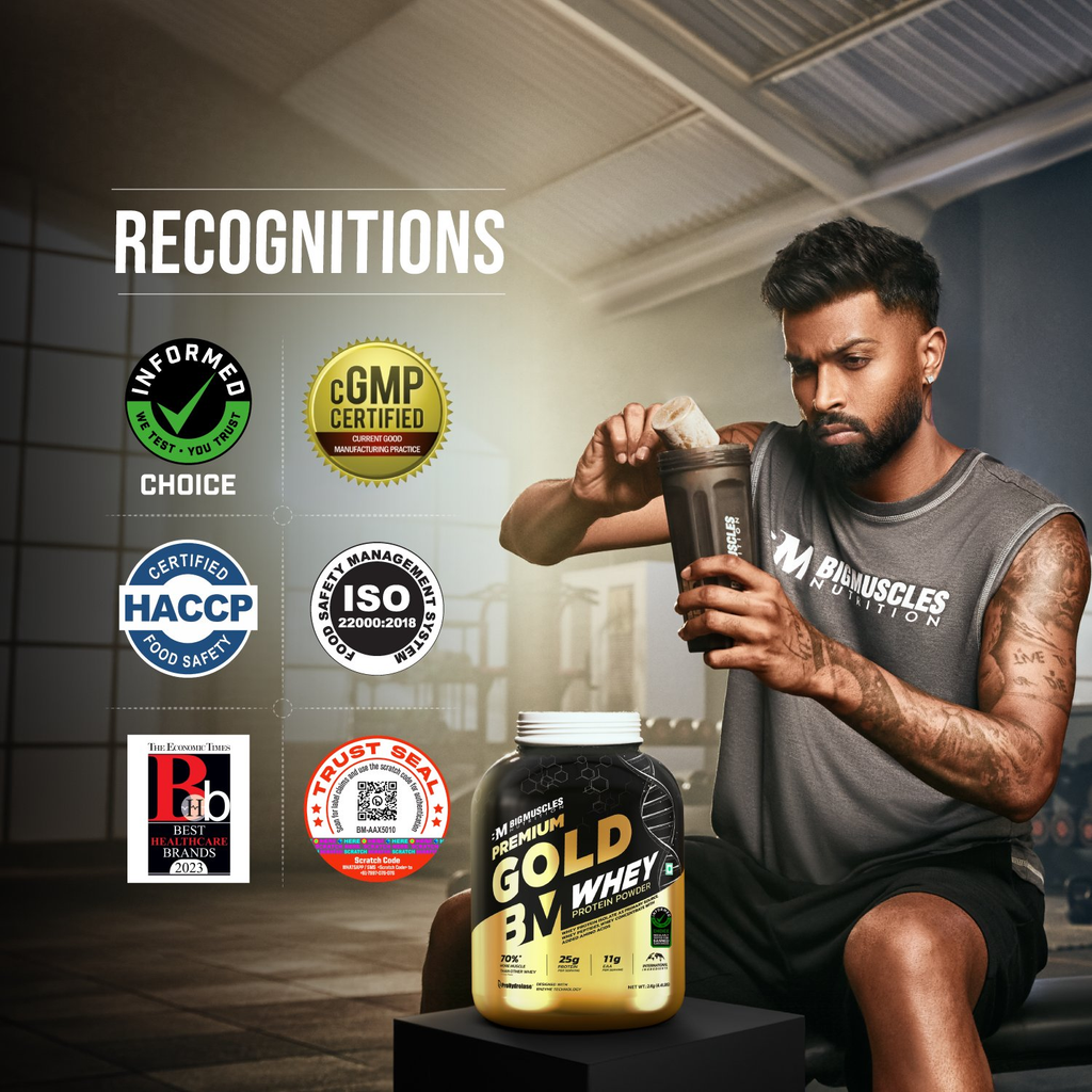 Big Muscles Nutrition Premium Gold Whey Protein | Grocsy