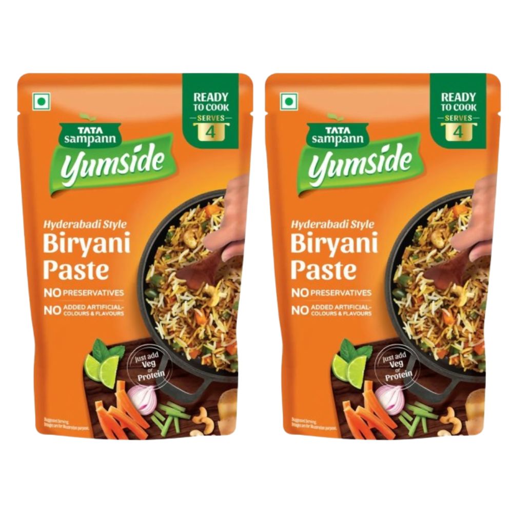 Tata Sampann Yumside Biryani Paste/Masala - Hyderabadi Style | Grocsy