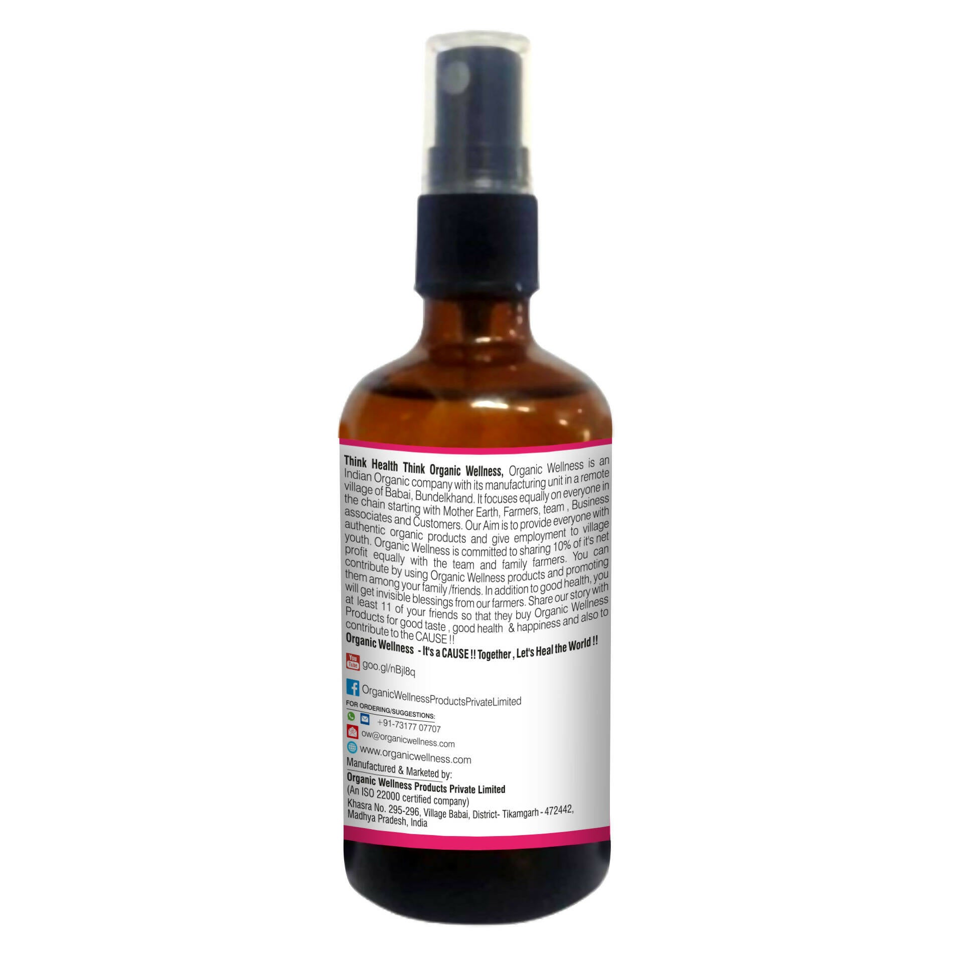 Organic Wellness Rose Water Gentle Cleanser | Grocsy