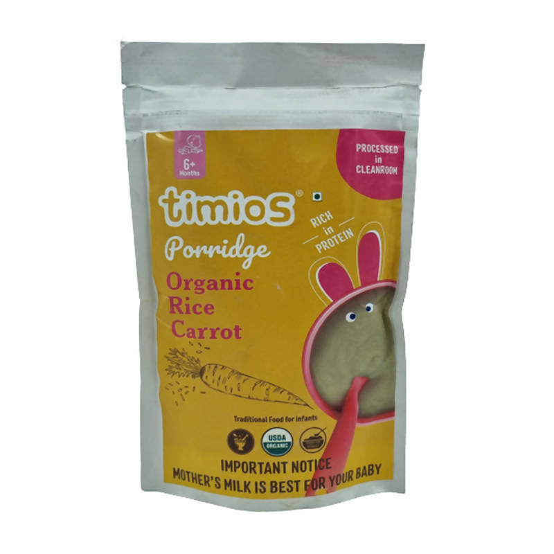 Timios Organic Rice Carrot Porridge | Grocsy