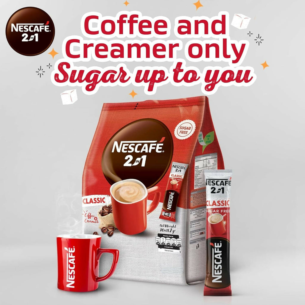 Nescafe 2 In 1 Instant Coffee 30 Sachets | Grocsy