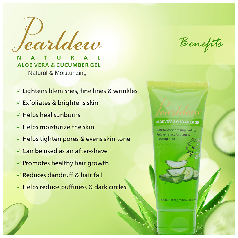 Pearldew Aloe Vera & Cucumber Gel | Grocsy