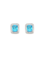 stone stud (sky blue) - Ruby Raang | Grocsy