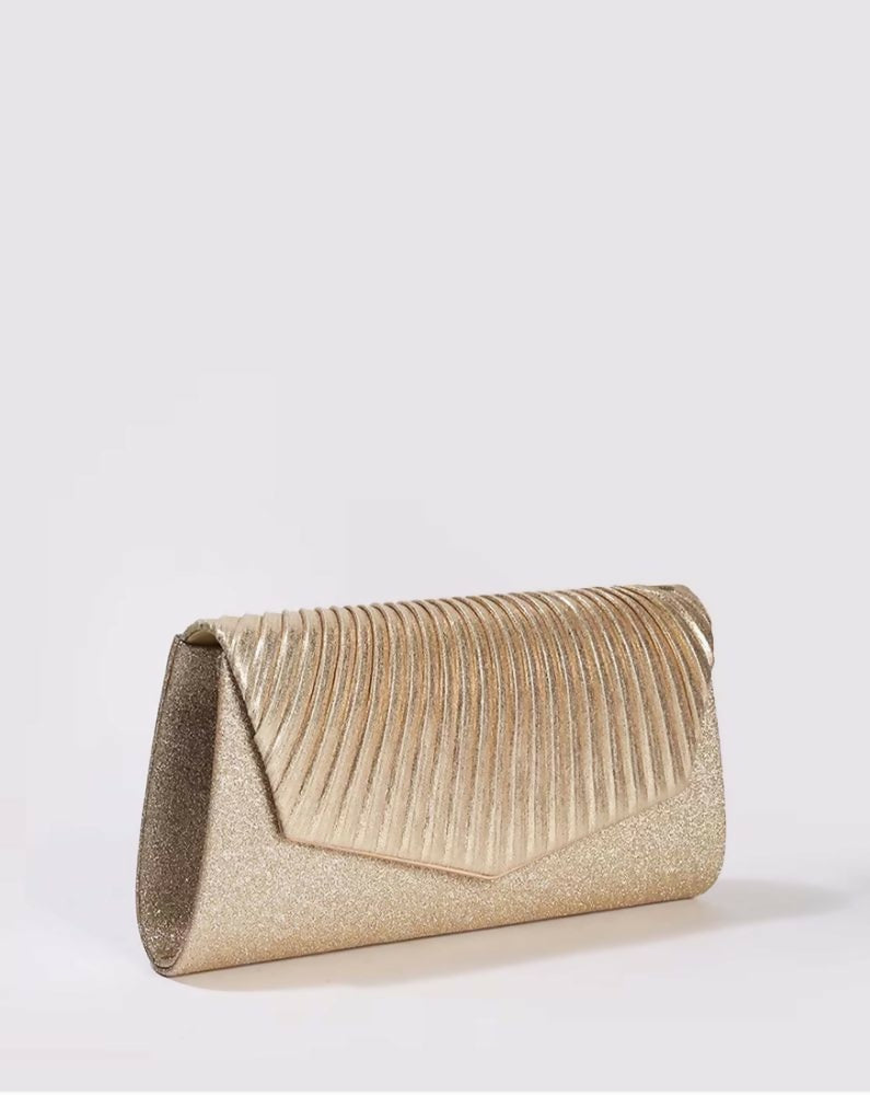 Joban Fashion Women Envelope Clutch With Chain Strap - Golden | Grocsy
