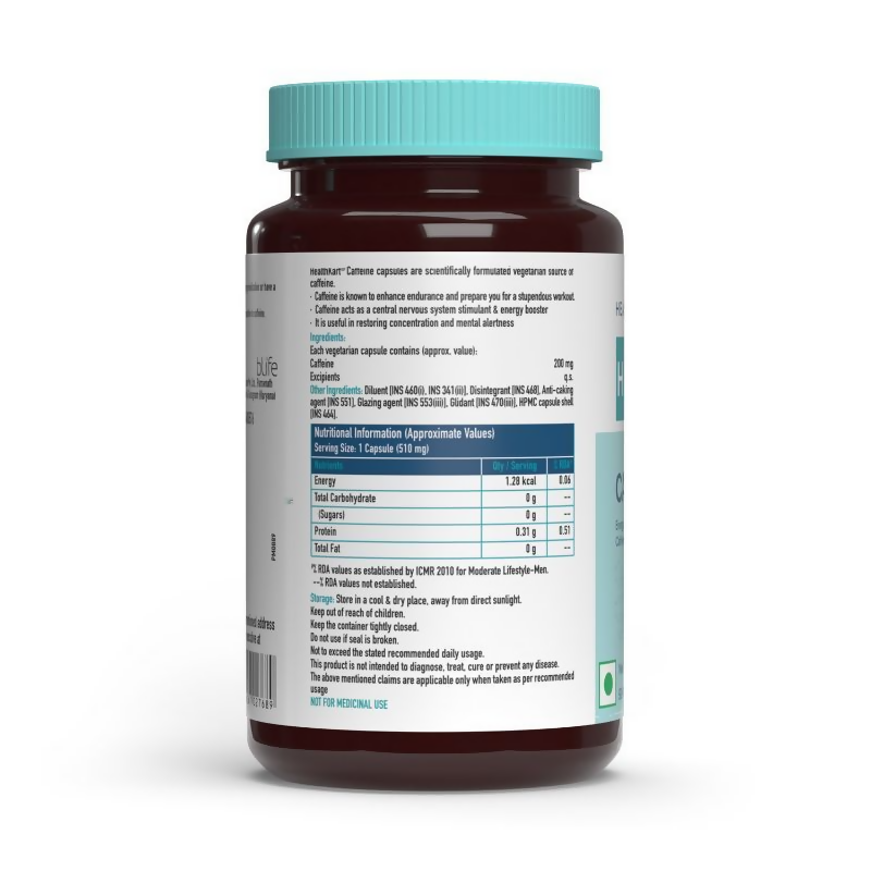 HK Vitals Caffeine Capsules | Grocsy