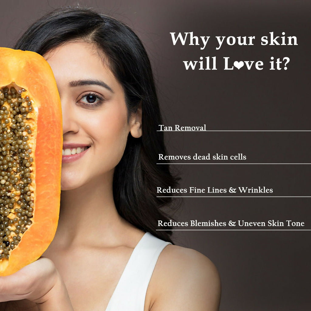 Globus Naturals Papaya Face Wash with Coffee & Vitamin-E | Grocsy
