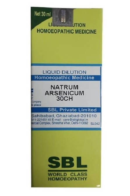 SBL Homeopathy Natrum Arsenicum Dilution | Grocsy
