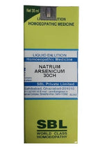 SBL Homeopathy Natrum Arsenicum Dilution | Grocsy
