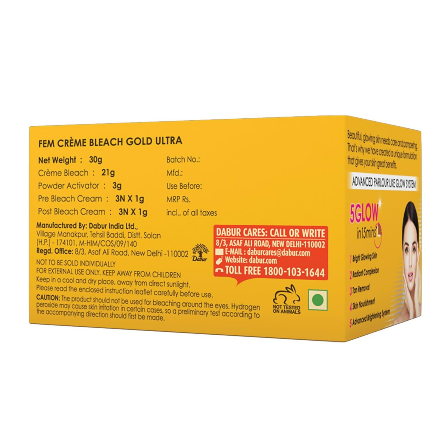 Fem Fairness (Gold Ultra) Crème Bleach | Grocsy