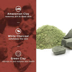 Ustraa White Charcoal & Amazonian Clay De-Tan Face Mask | Grocsy