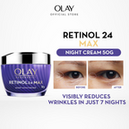 Olay Retinol Kit For Overnight Repair, Anti-Ageing Night Cream With Cleanser | Grocsy