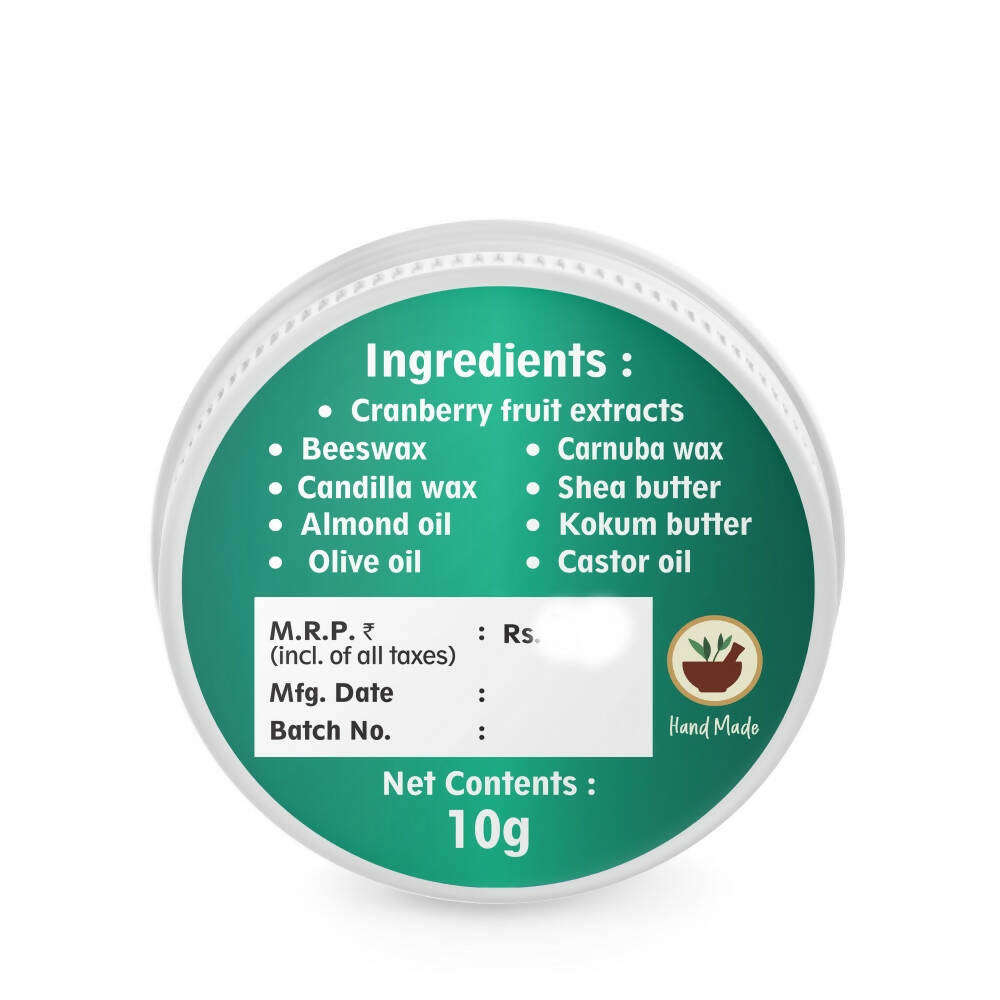 Lakshmi Krishna Naturals Cranberry Juicy Lip Balm | Grocsy