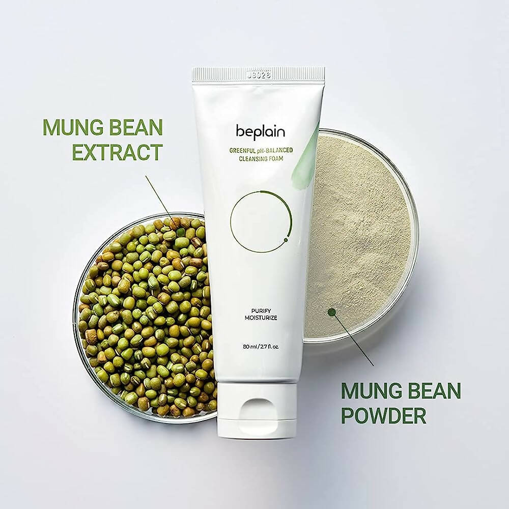 Beplain Greenful PH-Balanced Cleansing Foam | Grocsy