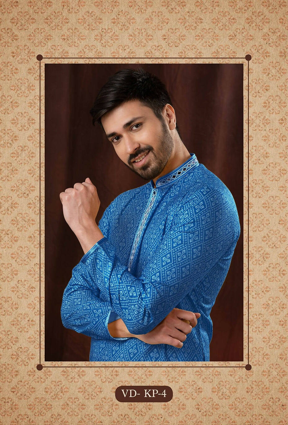 Joban Fashion Blue Art Silk Kurta Pyjama | Grocsy