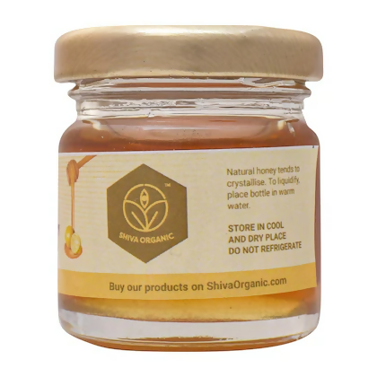 Shiva Organic Lemon Infused Organic Honey 50 gm 100% Natural Organic & Pure Honey | Grocsy