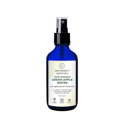 Juicy Chemistry Green Apple Water Toner for Youthful Skin | Grocsy