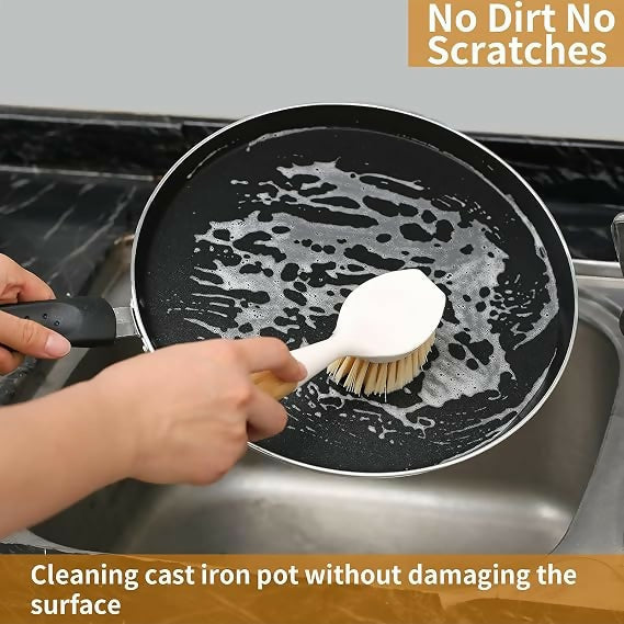 Not Available Bamboo Handle Dish Brush | Grocsy