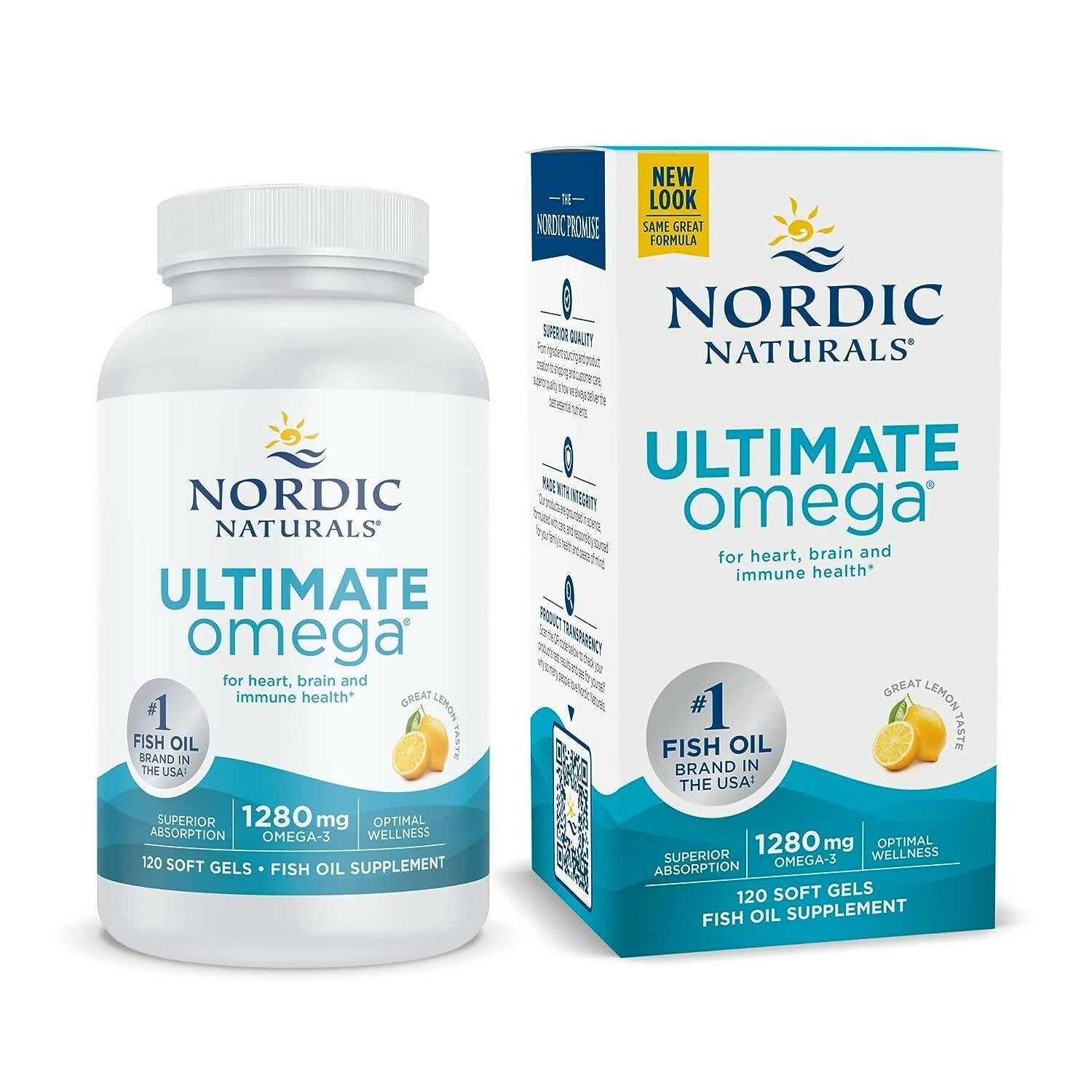 Nordic Naturals Ultimate Omega 3 Fish Oil Softgels | Grocsy