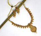 Joban Fashion Gold Pure Brass With Rajwadi Polish Necklace Set | Grocsy