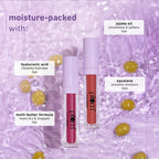 Plum Glassy Glaze Lip Lacquer 3-in-1 Lipstick + Lip Balm + Gloss 11 Red My Mind | Grocsy