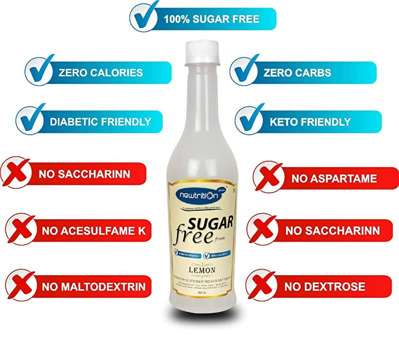 Newtrition Plus Sugar Free Lemon Syrup | Grocsy