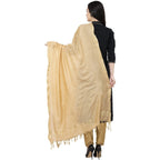 A R Silk Golden Border Regular Dupatta Color Golden Dupatta or Chunni | Grocsy