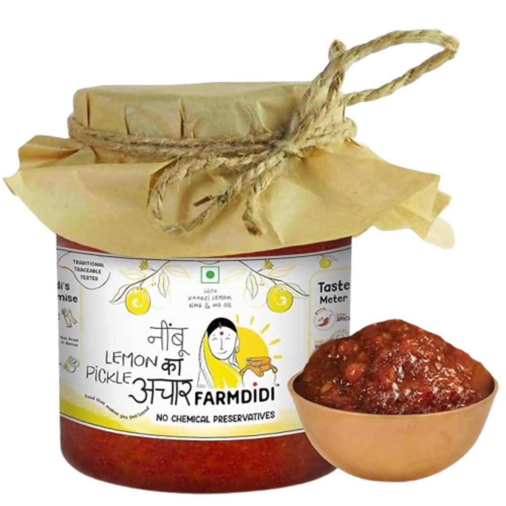 FarmDidi Crushed Lemon Pickle - Lemon | Grocsy