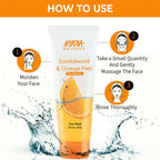 Nykaa Naturals Sandalwood & Orange Peel Face Wash for Tan Removal | Grocsy