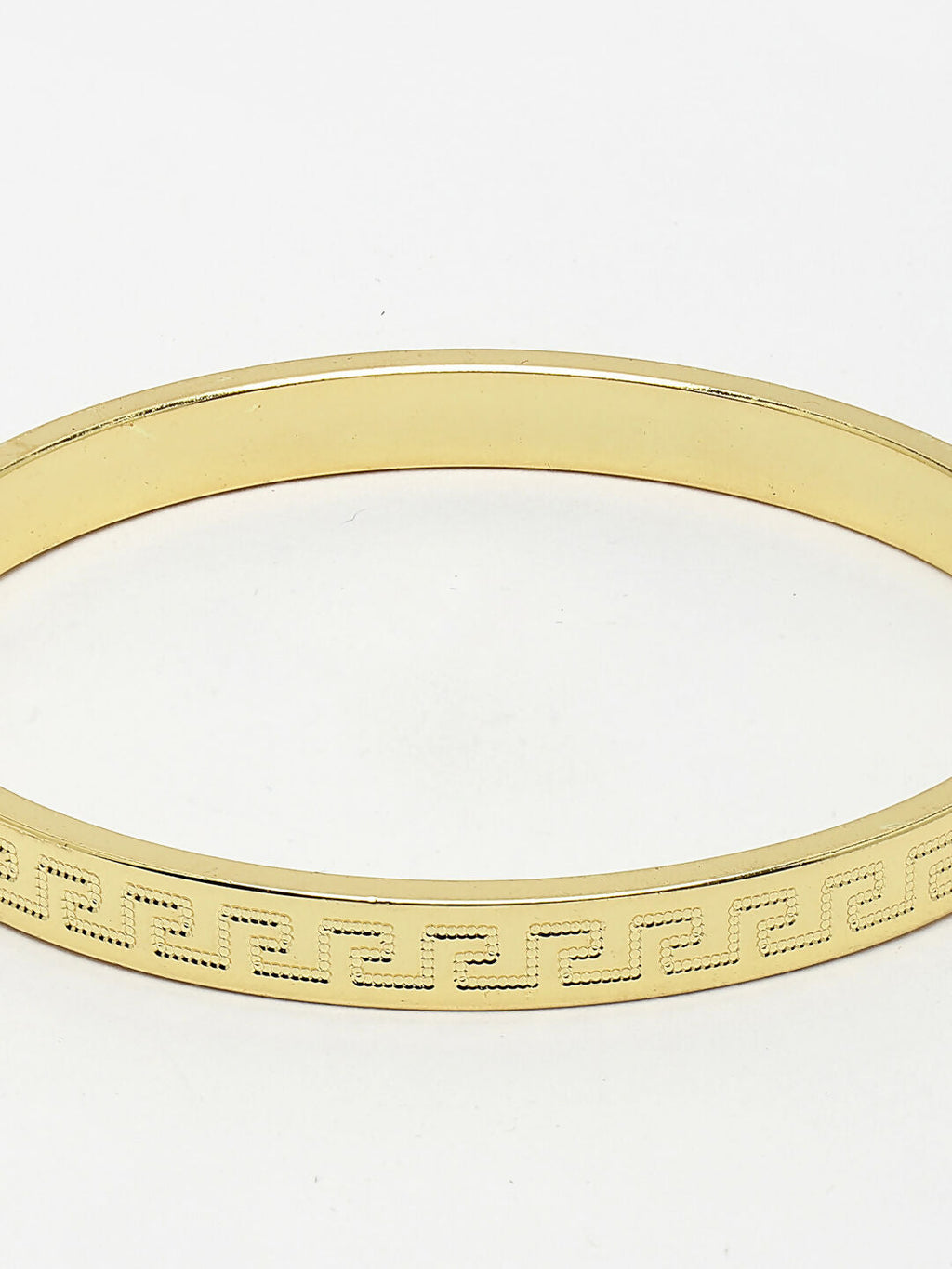 NVR Men's Set of 2 Gold & Black Rhodium-Plated Stainless Steel Kada Bracelet