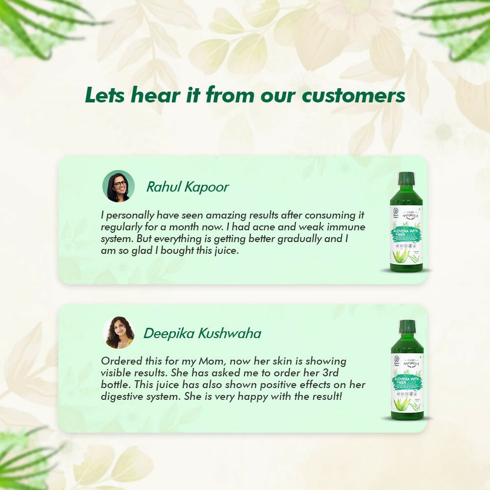 Farm Naturelle Aloe Vera Juice - Revitalize Hair, Skin, and Digestive Health | Grocsy