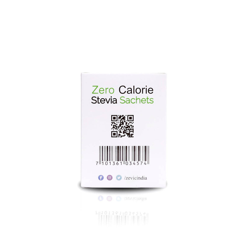 Zevic Stevia Zero Calorie Sachets | Grocsy