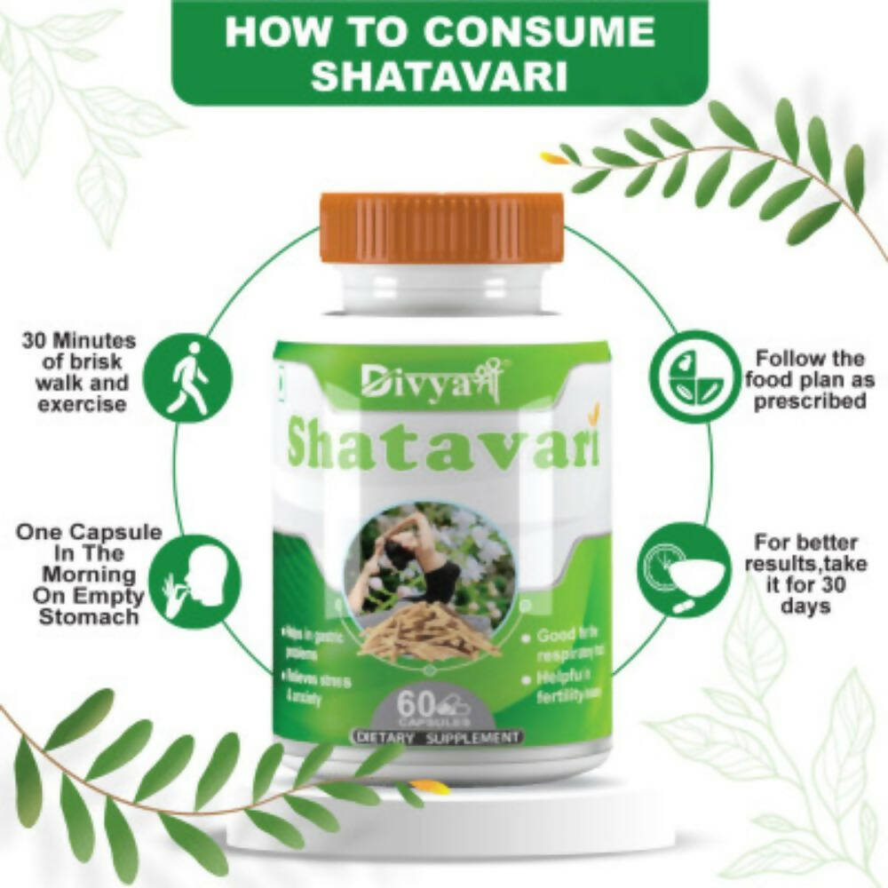 Divya Shree Shatavari Capsules | Grocsy