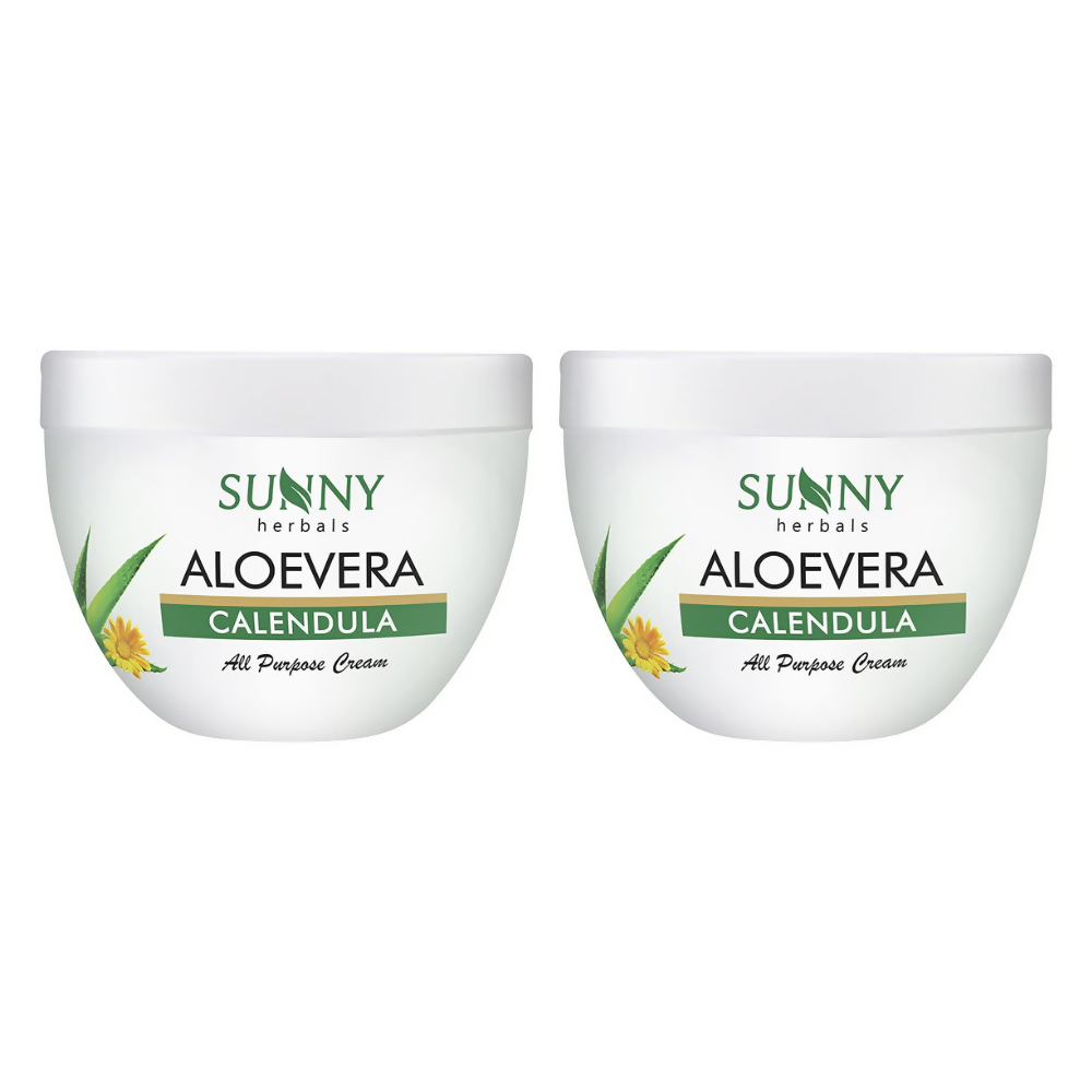 Sunny Herbals Aloevera Calendula All Purpose Cream | Grocsy