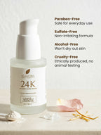 Flawora 24k Golden Glow Face Serum | Grocsy