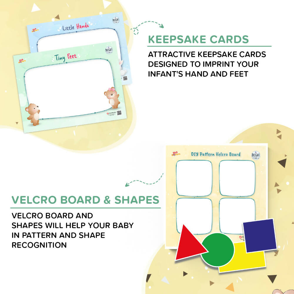 ClassMonitor Learning Educational Kit with Free Mobile App | Preschool Home-Learning Kit for 0-12 month kids | Grocsy